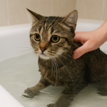 Як помити кота, який боїться води: корисні поради для власників